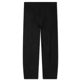 Cotton-Linen Core Pants - Black