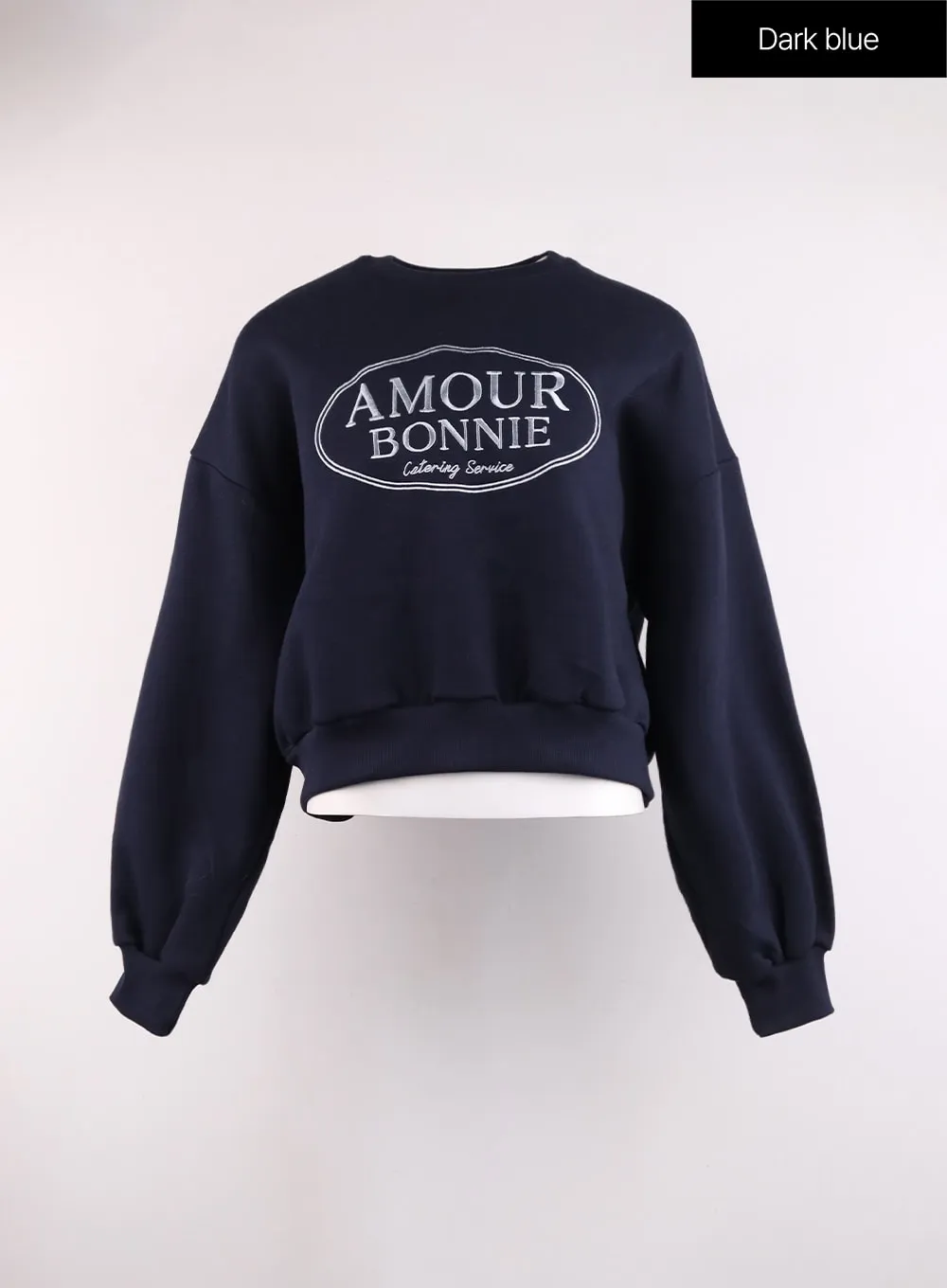 Casual Crew Neck Sweatshirt with Lettering Print - Style OJ424