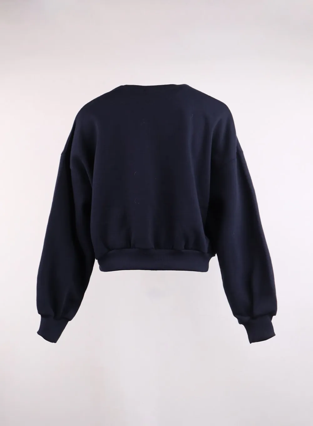 Casual Crew Neck Sweatshirt with Lettering Print - Style OJ424