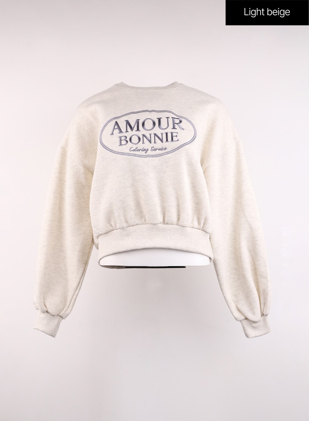 Crew Neck Typography Sweatshirt OJ424