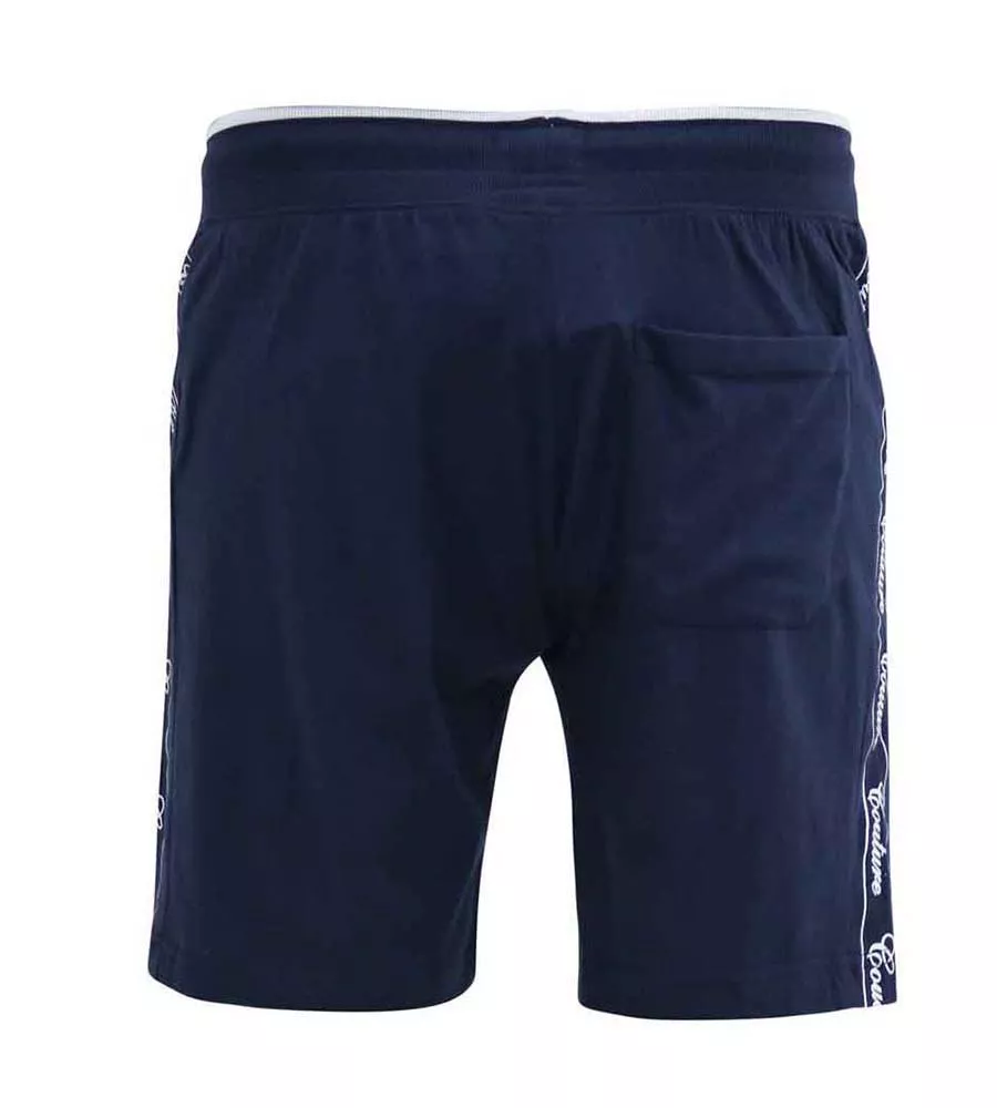 Big Men's Couture Shorts - D555 Elasticated Waistband with Branded Side Panels (Brantham)