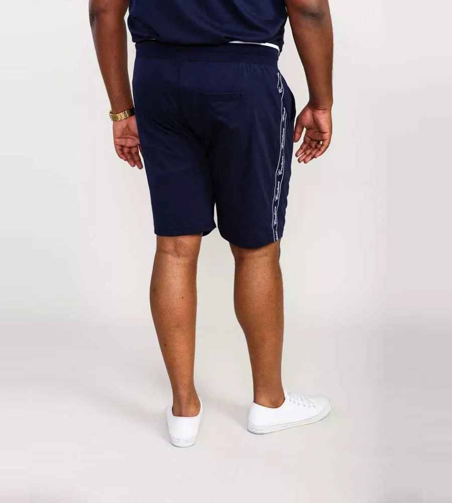 Big Men's Couture Shorts - D555 Elasticated Waistband with Branded Side Panels (Brantham)