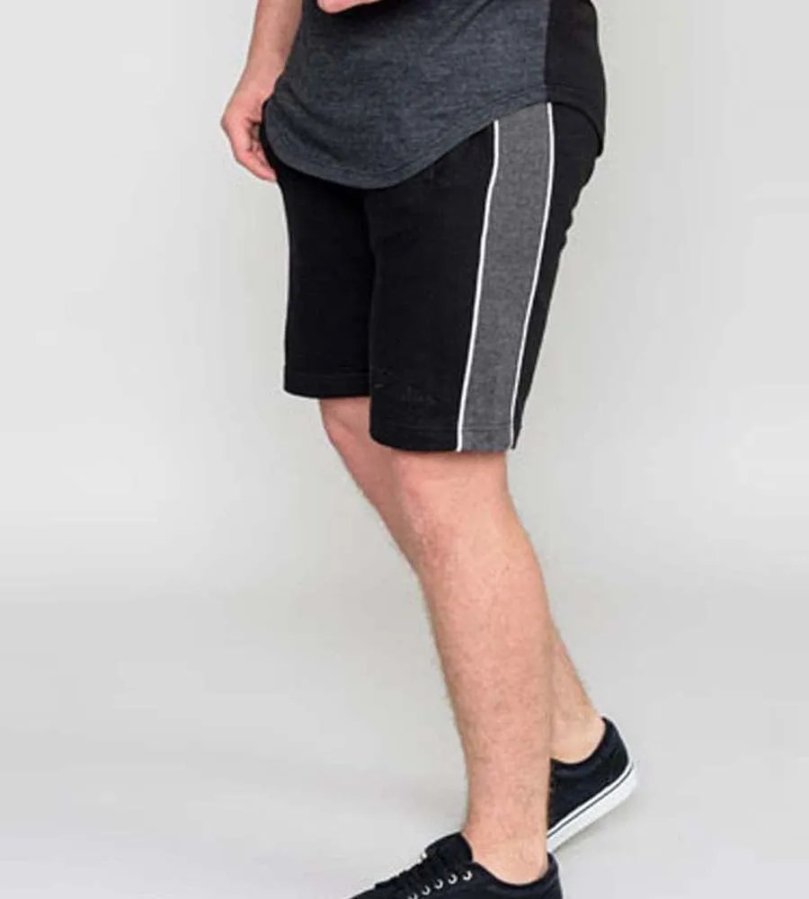 Men's Couture Shorts - D555 Elasticated Waistband Cut and Sew Panels (Andover)