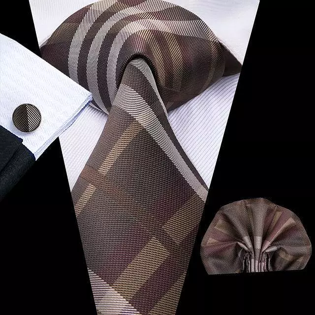 Dedicated Cufflink and Necktie Set