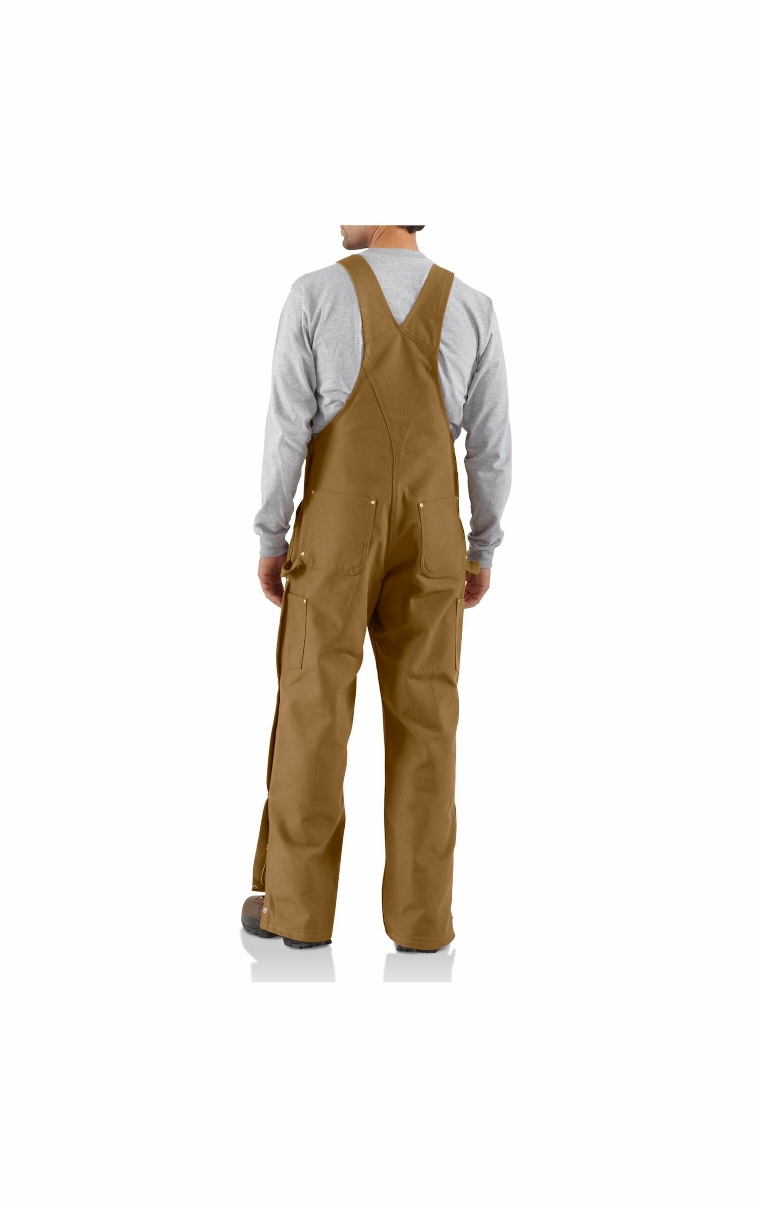 Duck Thigh Zip Bib Overall Unlined