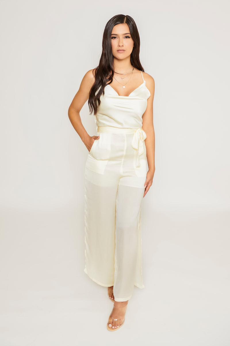 Ebony Jumpsuit - Ivory: Top Pick & Best Deals Online