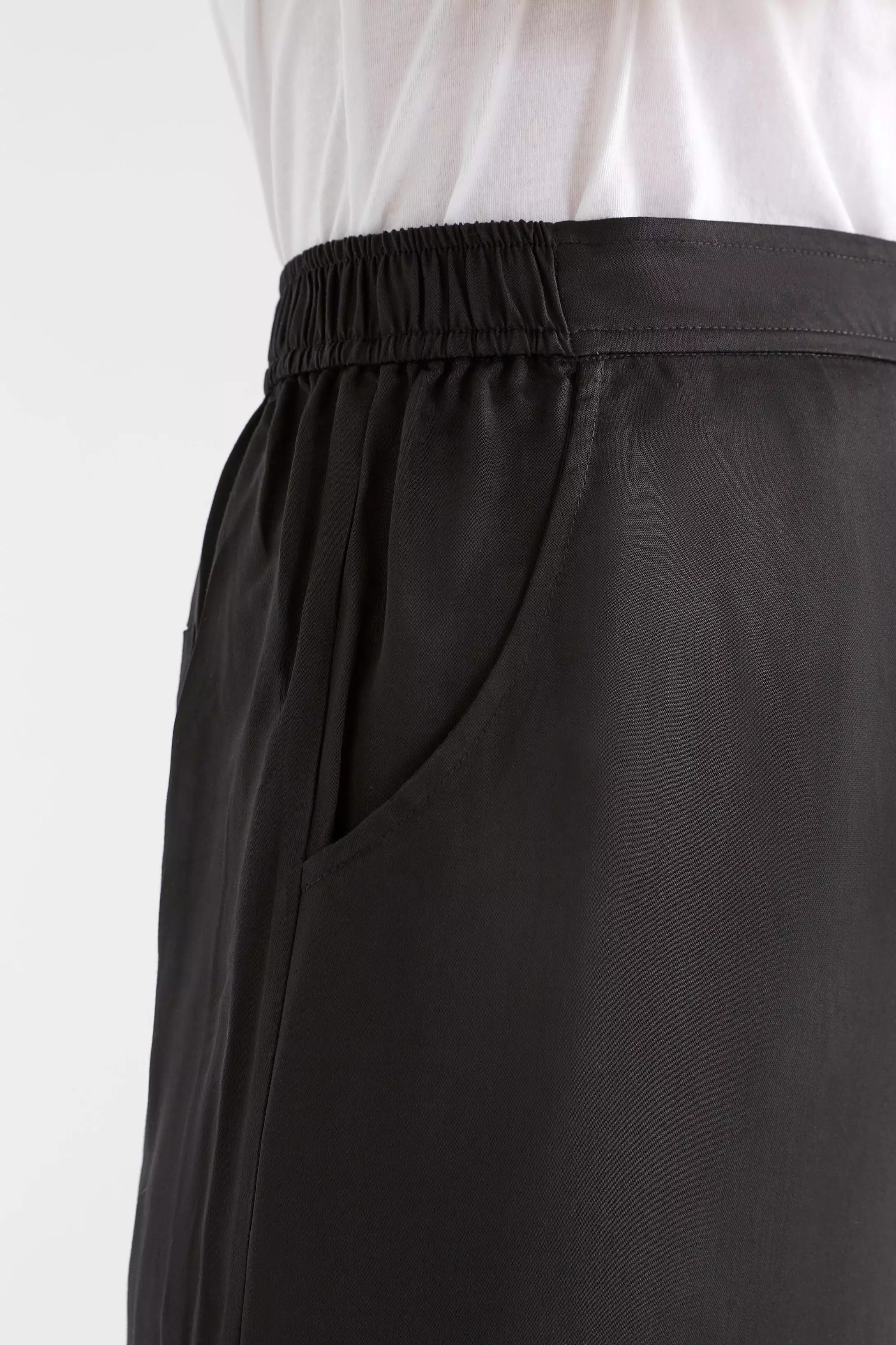 Elk Label - Black Wide Leg Culotte Result