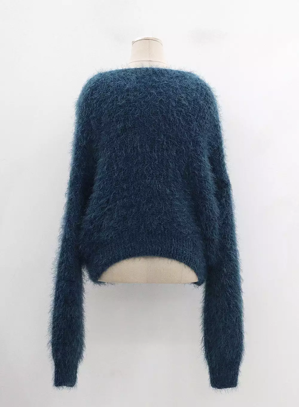 Faux Fur V-Neck Sweater - OD21