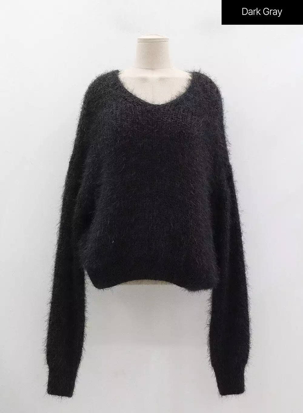 Faux Fur V-Neck Sweater - OD21