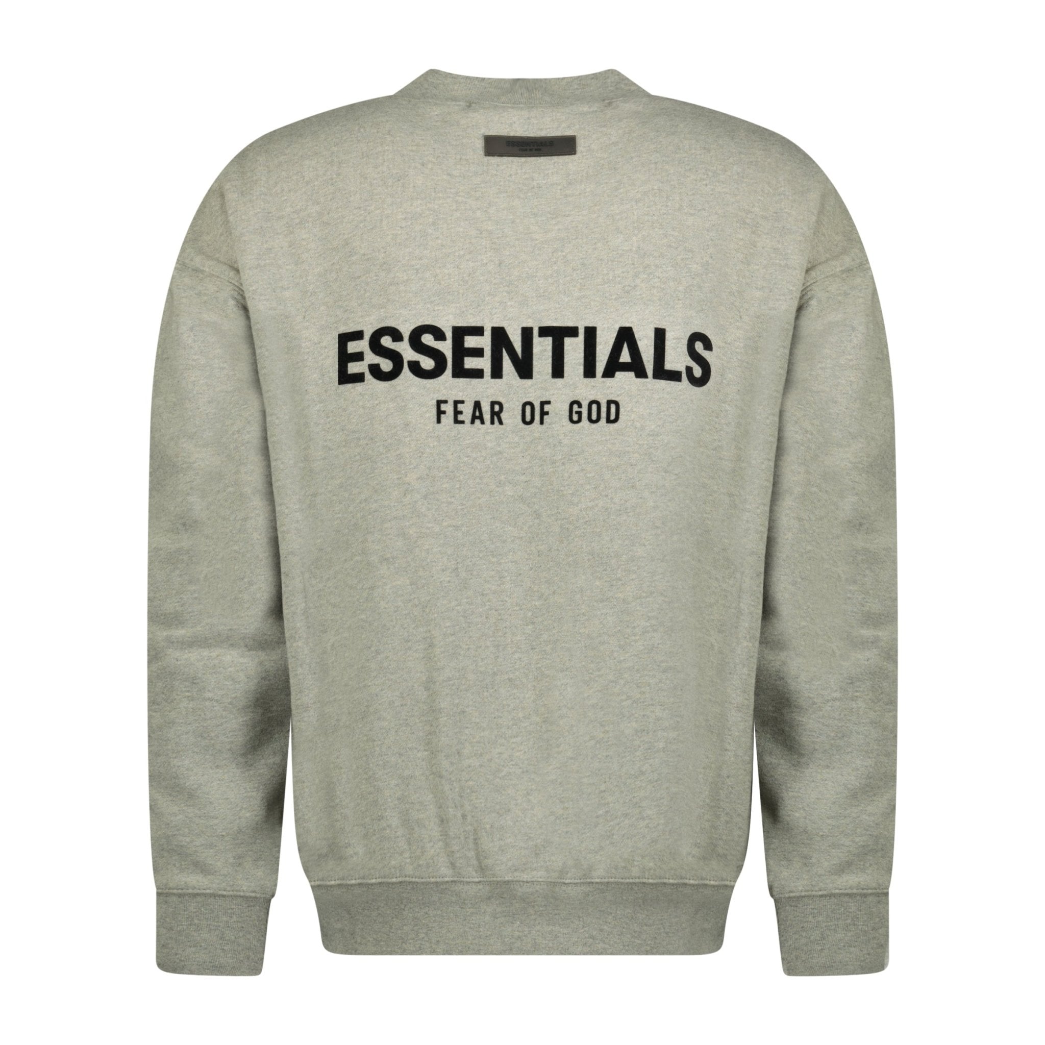 Fear of God Essentials Crew Neck Sweatshirt - Dark Oatmeal Grey