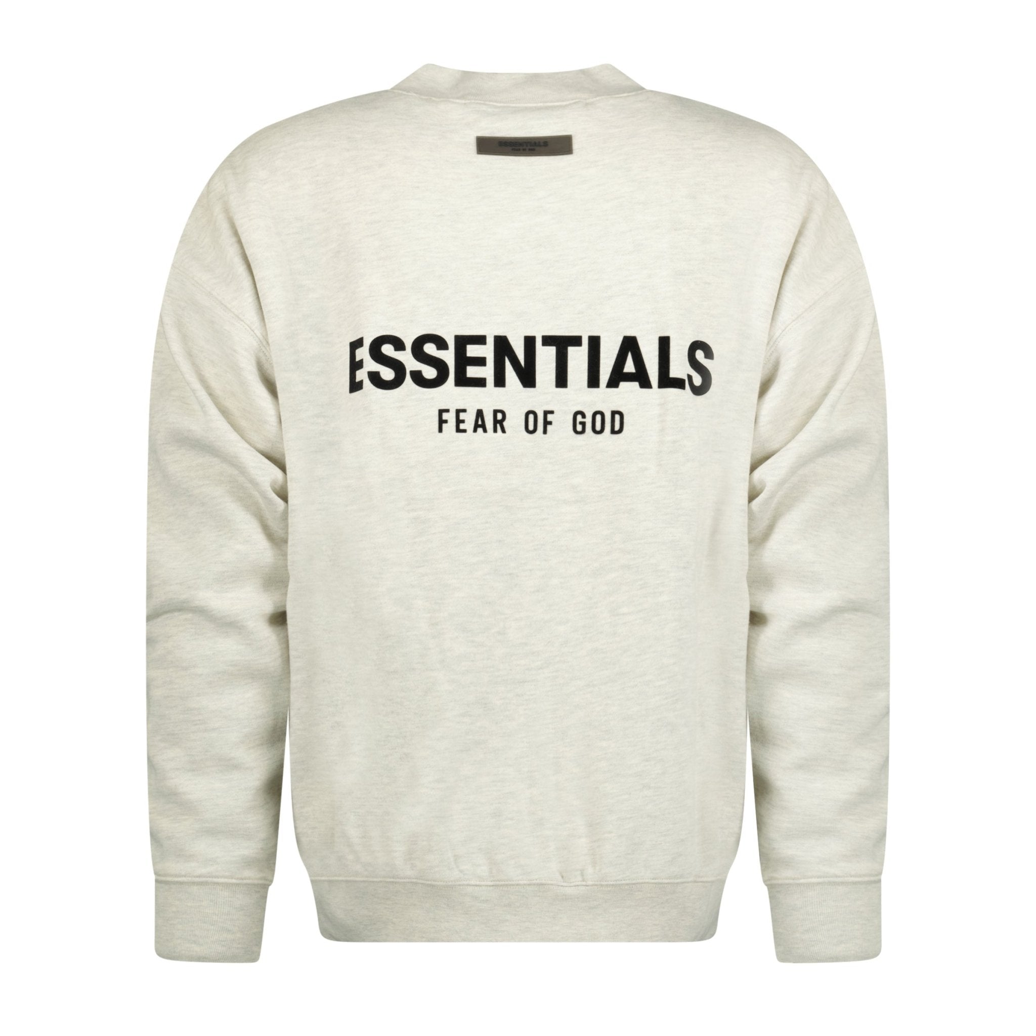 Fear of God Essentials SS22 Light Oatmeal Sweatshirt - Pull-over Crew Neck