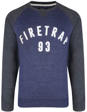 Midnight Crew Neck Printed Sweatshirt by Firetrap