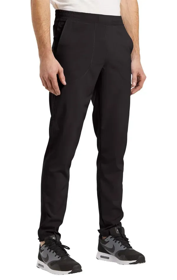 Black Elastic Waistband Men's Pants - Shop Now