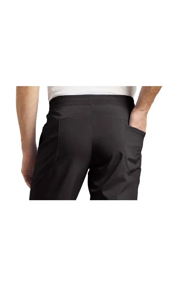 Black Elastic Waistband Men's Pants - Shop Now