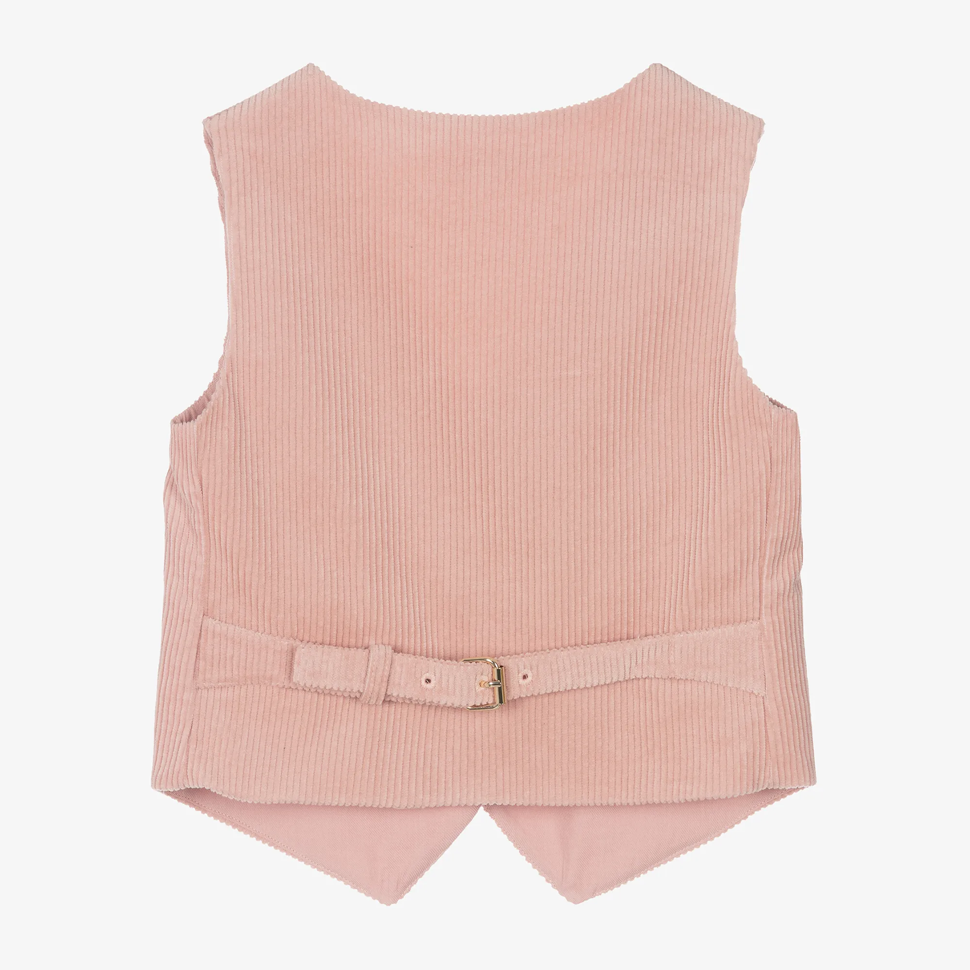 Pink Corduroy Vest for Girls