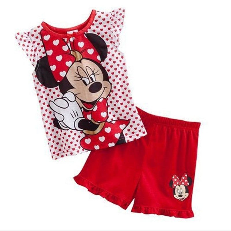 Girls Summer Mickey Mouse Pajamas size 2-3 years - S3546071