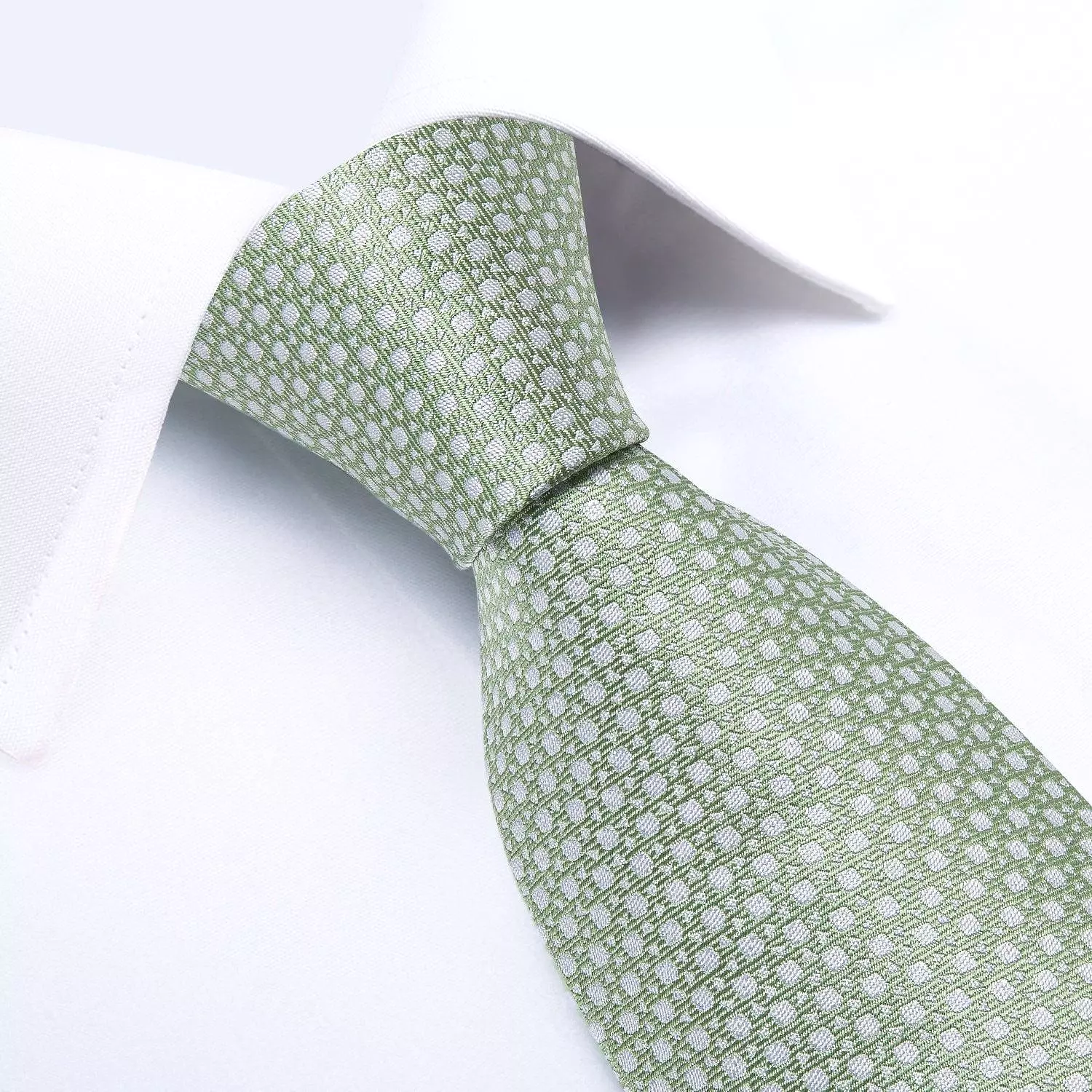 Green Elegant Necktie Set