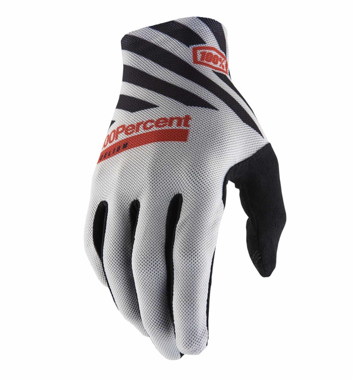 Grey Mountain Bike Gloves - Large, Full Finger Cycling Gloves in CELIUM Material - 100% Authentic