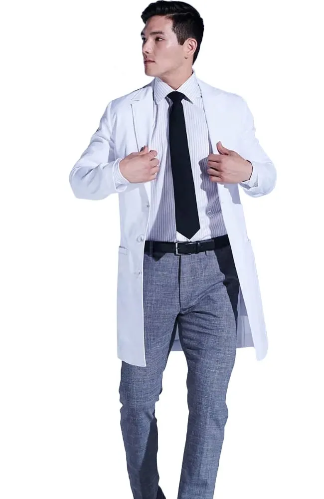 H. W. Cushing Men's Slim Fit Lab Coat