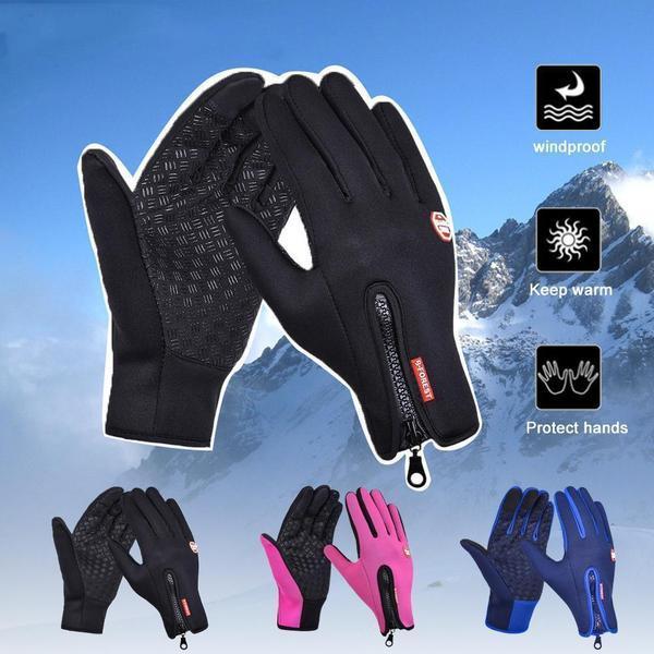 Heat-Retaining Waterproof Smartphone Gloves