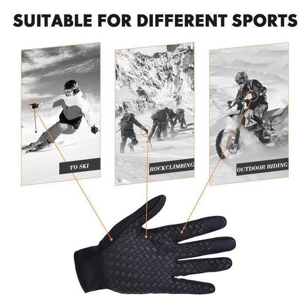 Heat-Retaining Waterproof Smartphone Gloves