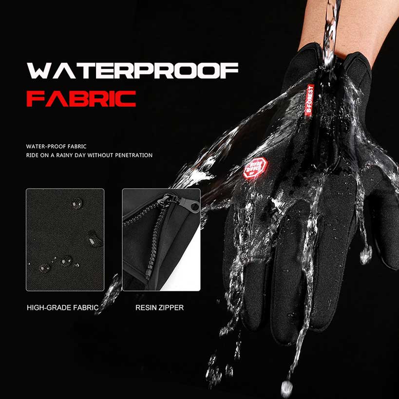 Heat-Retaining Waterproof Smartphone Gloves