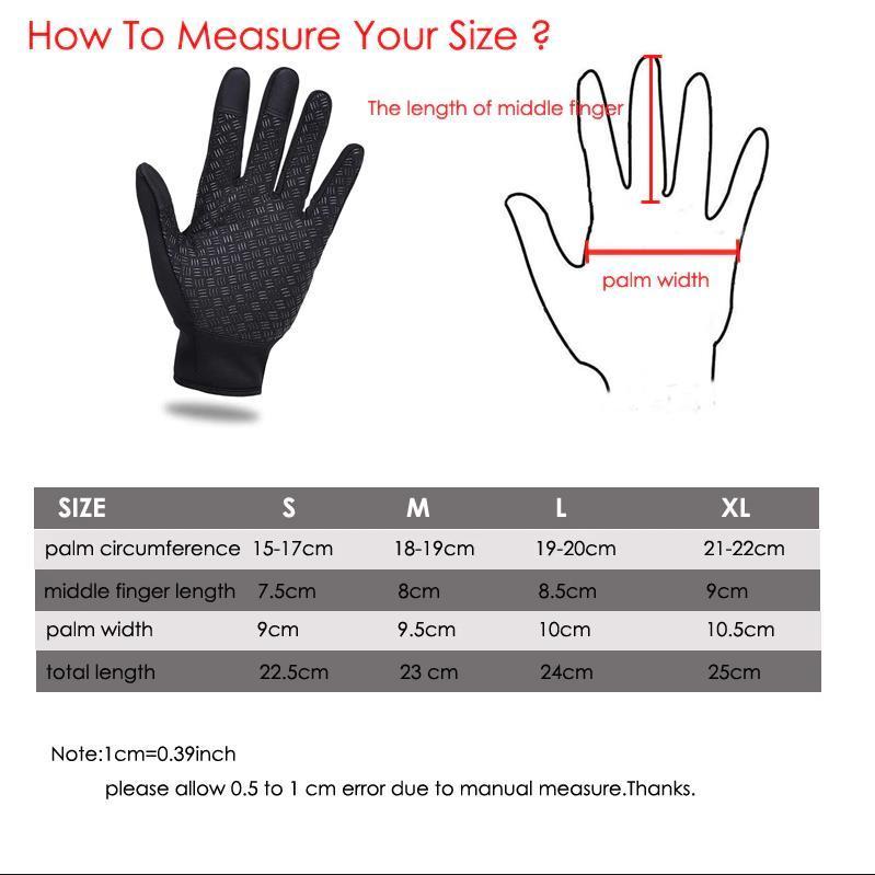 Heat-Retaining Waterproof Smartphone Gloves