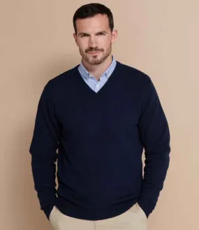 Lambswool V Neck Sweater - Henbury