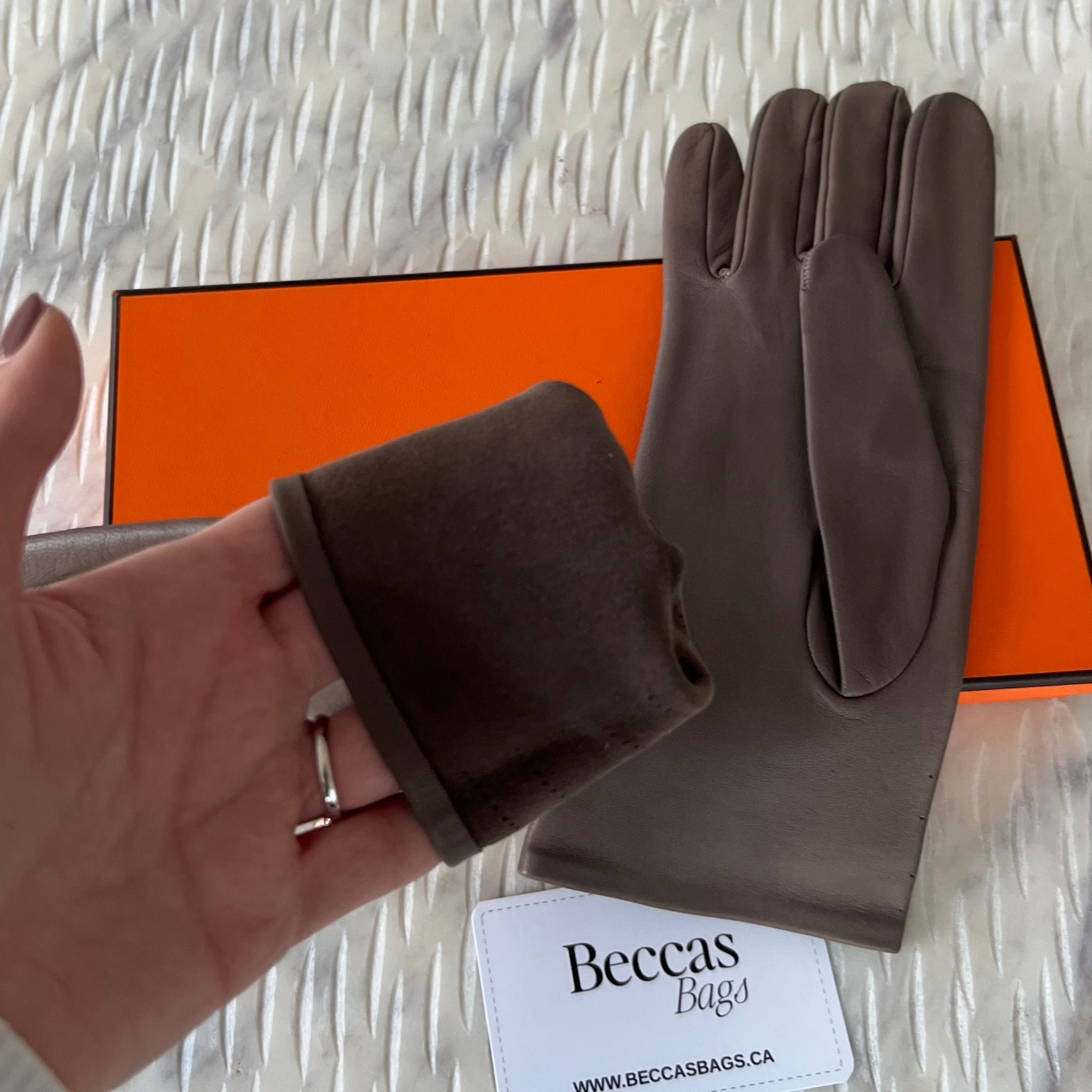 Hermes Leather Gloves - Buy Online Now