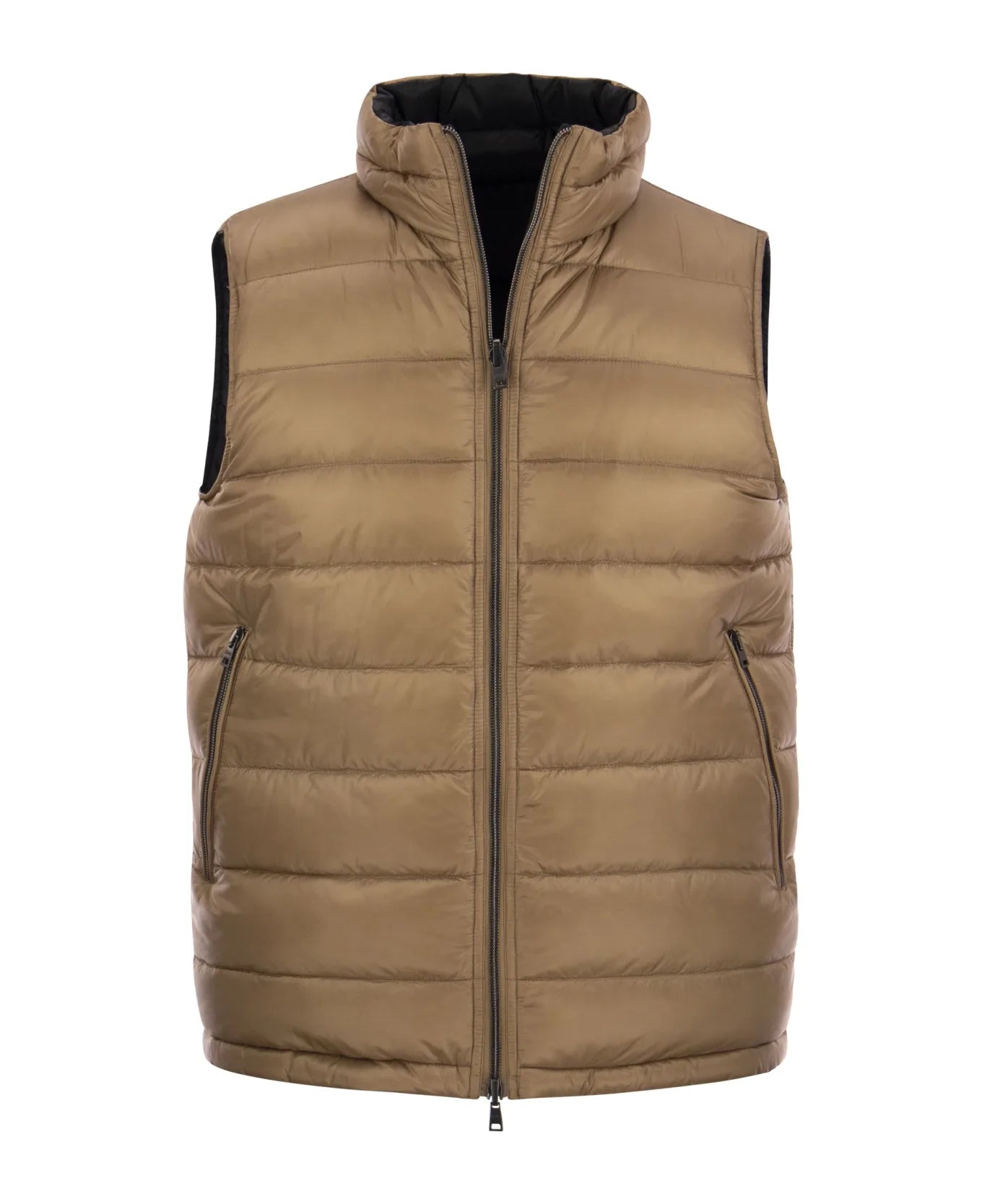 HERNO Reversible Nylon Lightweight Waistcoat Vest