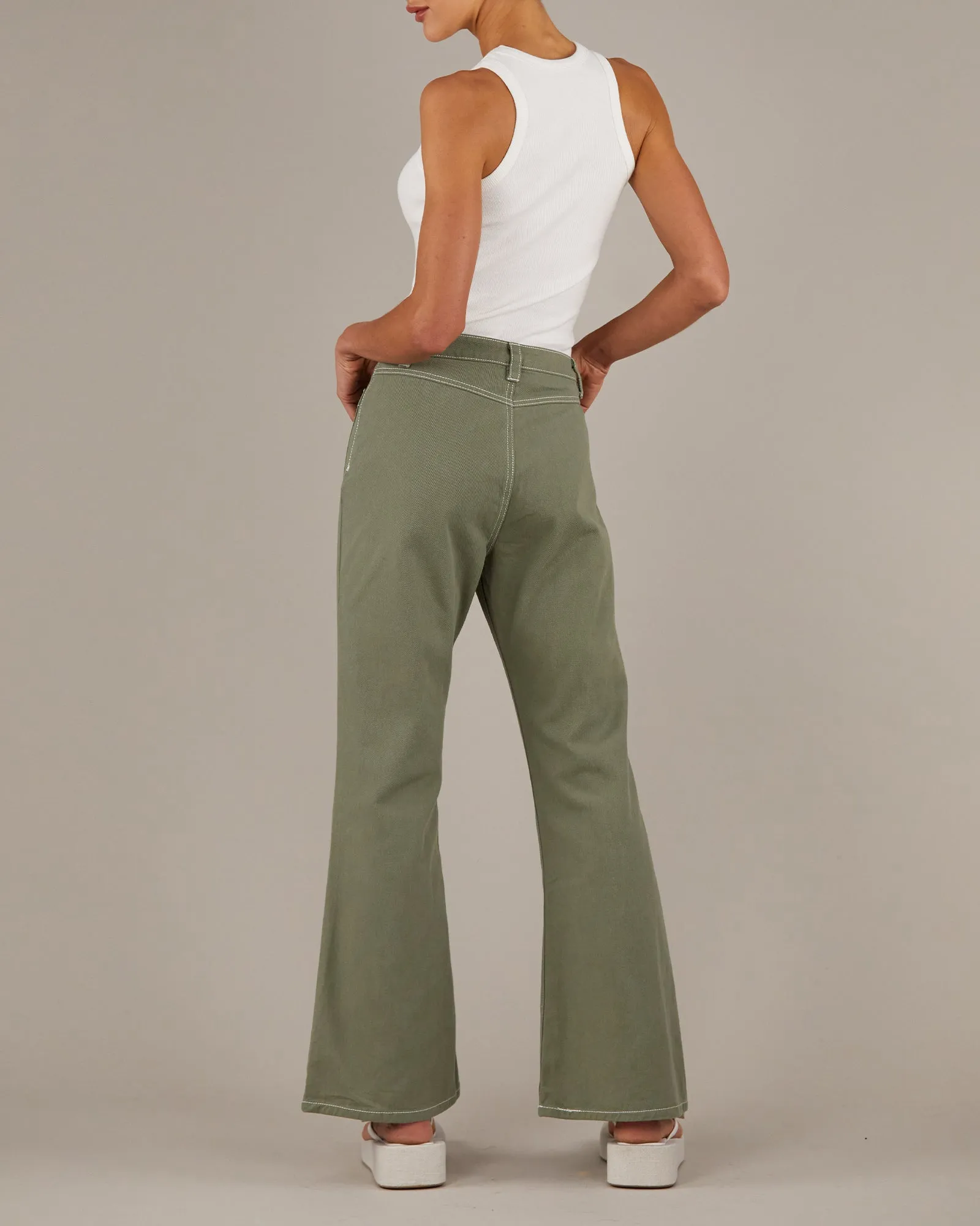 Sage Hexham Drill Pant