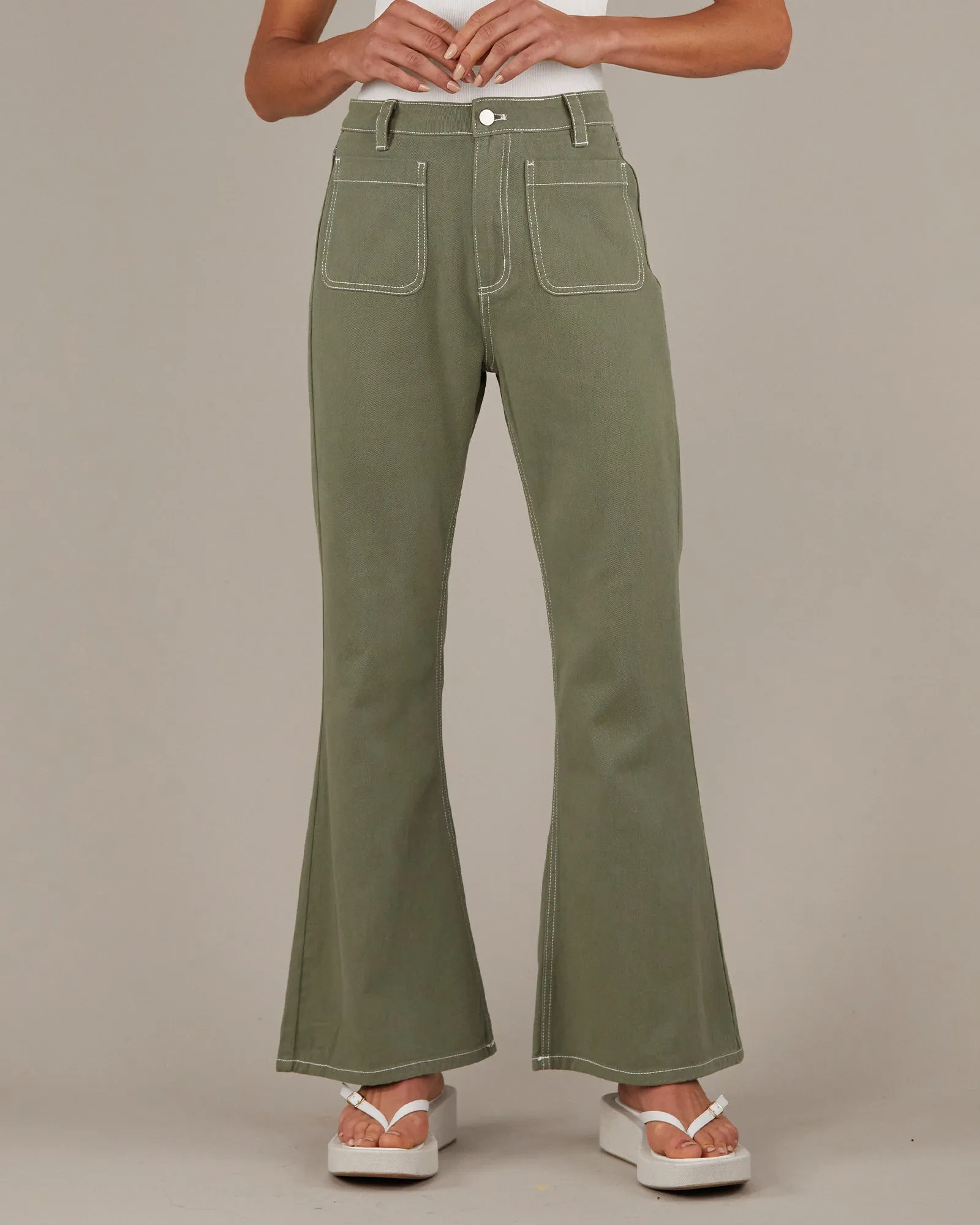 Sage Hexham Drill Pant