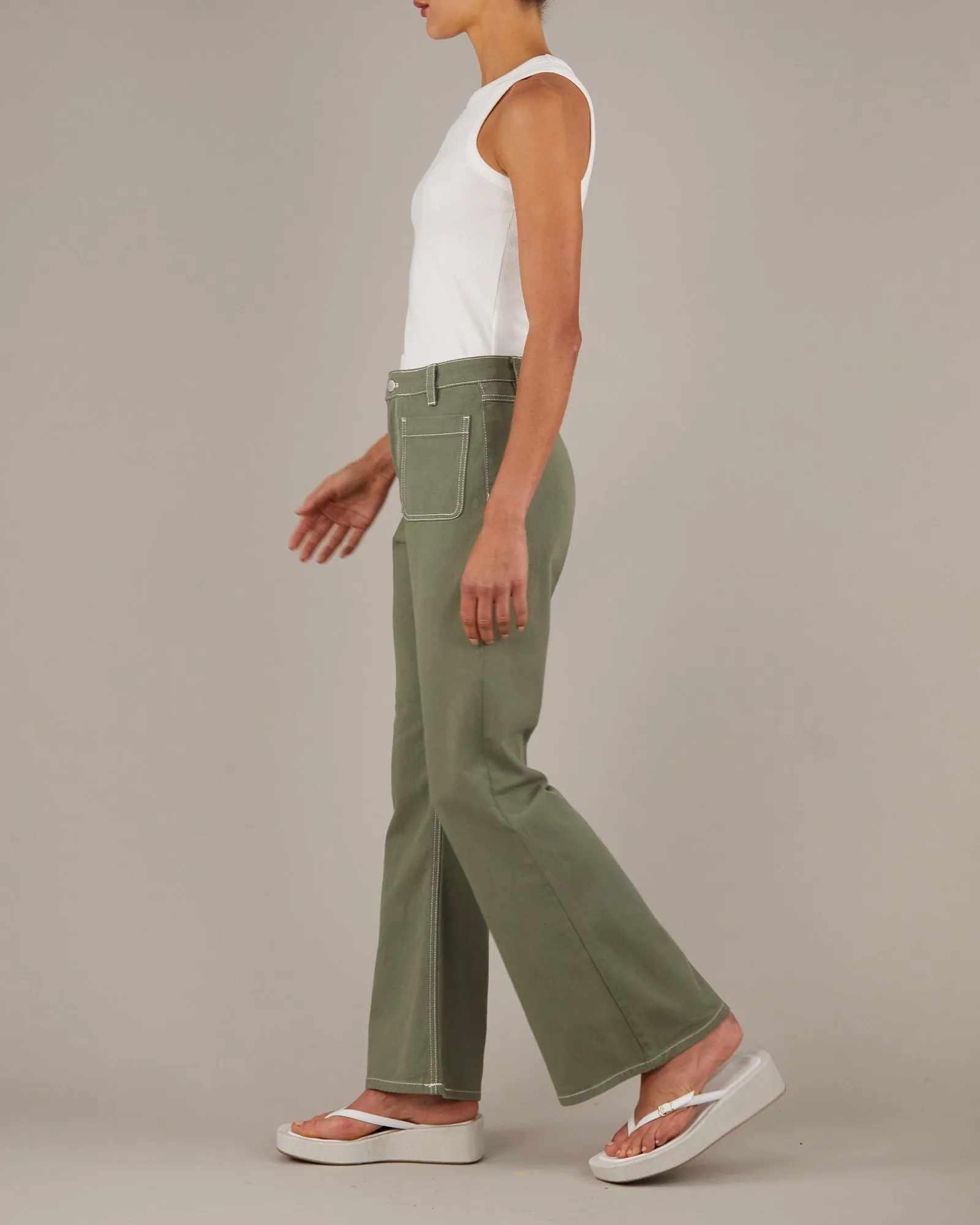 Sage Hexham Drill Pant