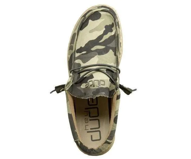 Hey Dude Men’s Wally Shoes – Camo