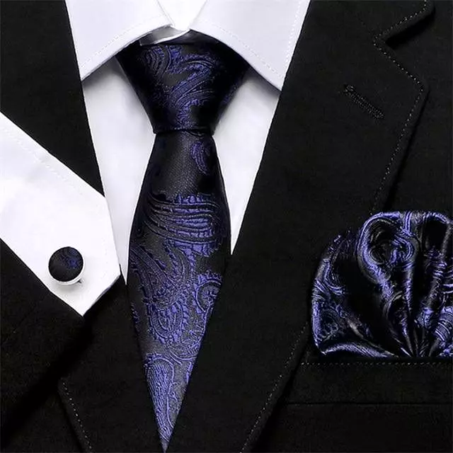 High-Quality Jacquard Necktie Set