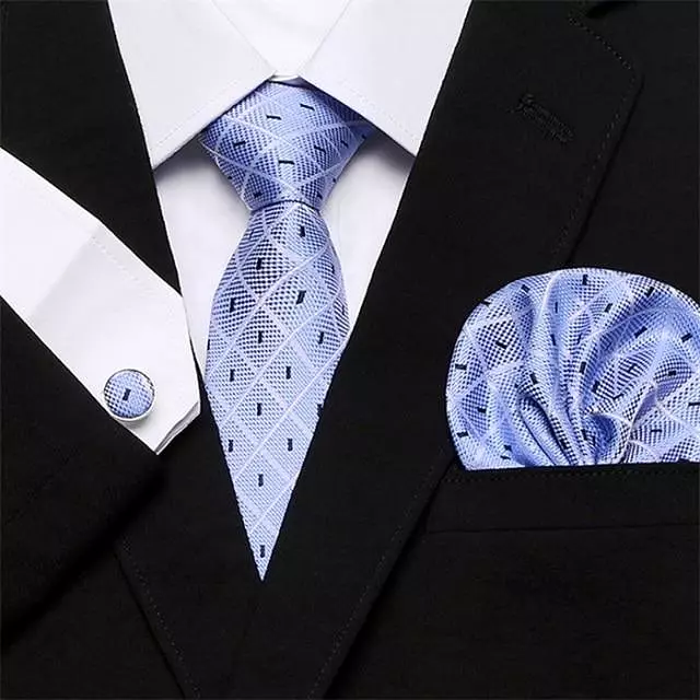 High-Quality Jacquard Necktie Set