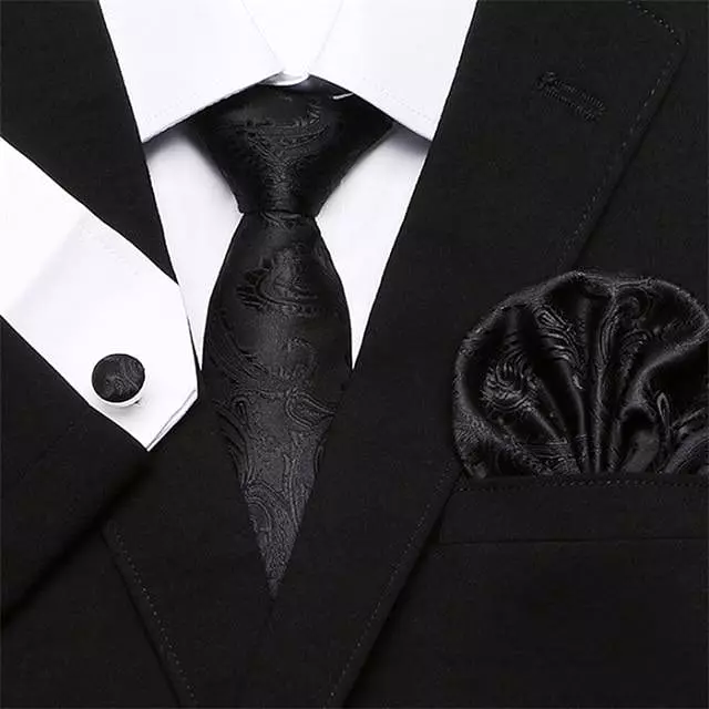 High-Quality Jacquard Necktie Set