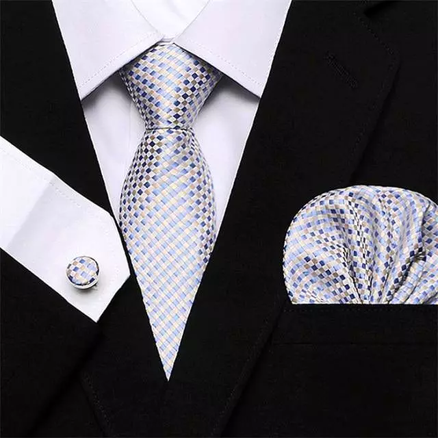 High-Quality Jacquard Necktie Set