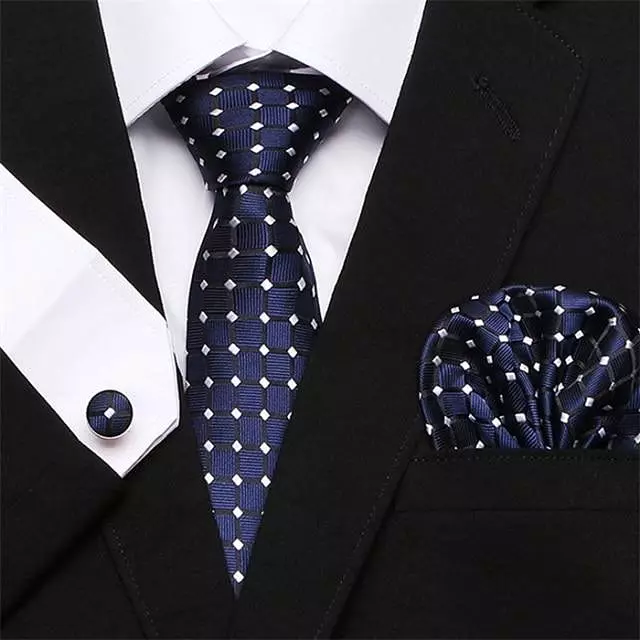 High-Quality Jacquard Necktie Set