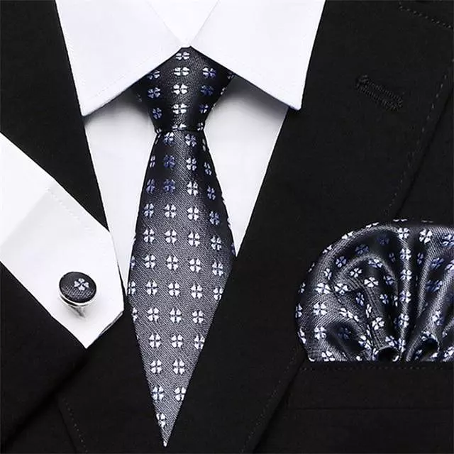 High-Quality Jacquard Necktie Set