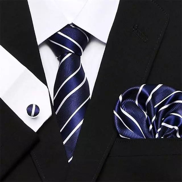 High-Quality Jacquard Necktie Set