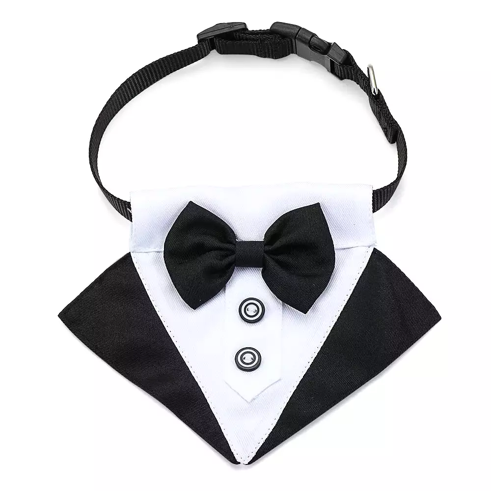 Hot Sale Cotton Adjustable Dog Necktie Cat Grooming Formal Tie Comfortable Dog Suit Tuxedo Bow Ties Pet Accessories