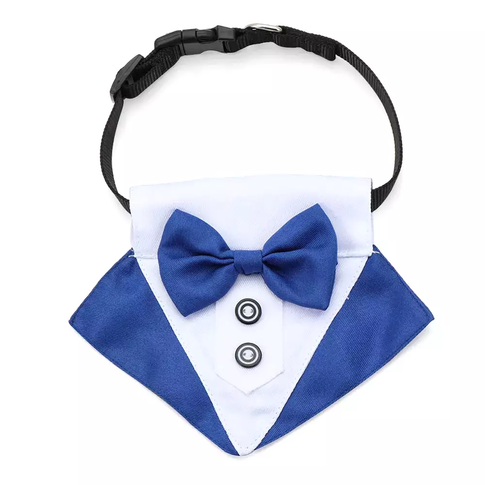 Hot Sale Cotton Adjustable Dog Necktie Cat Grooming Formal Tie Comfortable Dog Suit Tuxedo Bow Ties Pet Accessories