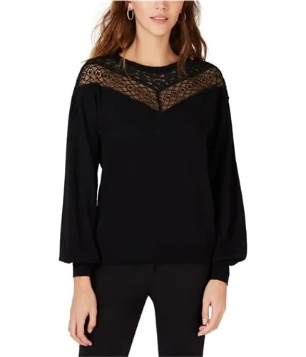 INC Women's Lace Pullover Sweater