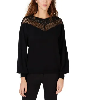 INC Women's Lace Pullover Sweater