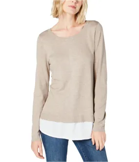 INC Women's Layered Look Pullover Sweater TW2