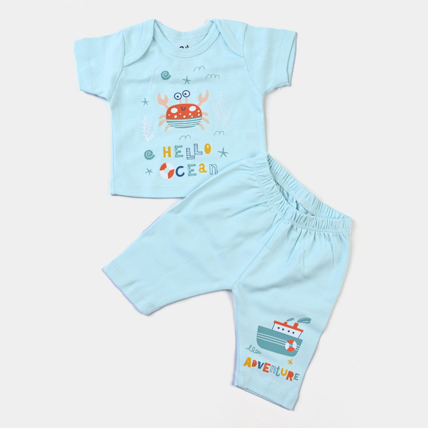 Infant Boys Cotton Poplin Marine Life-mIX Set - 9 Piece