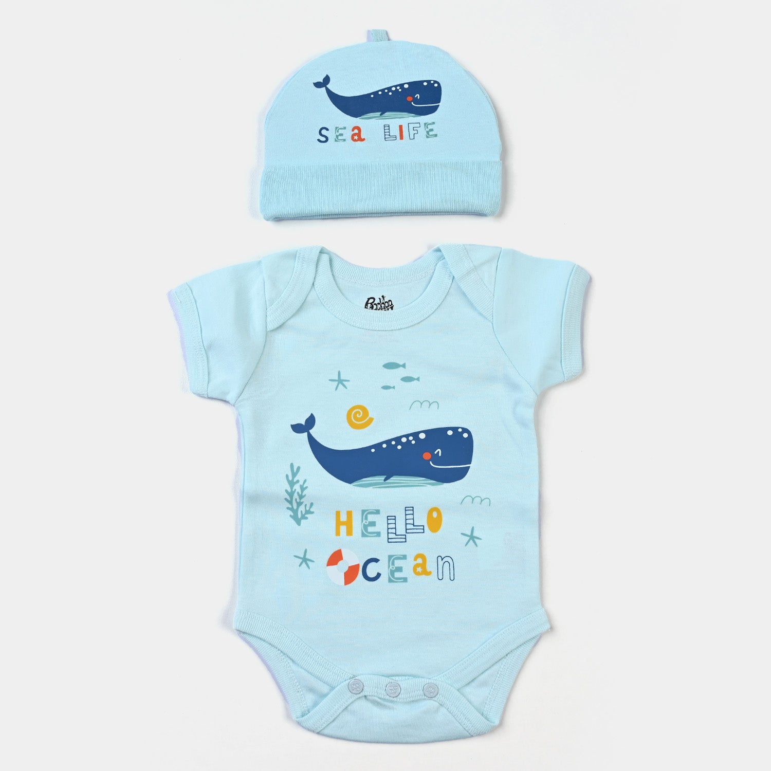 Infant Boys Cotton Poplin Marine Life-mIX Set - 9 Piece