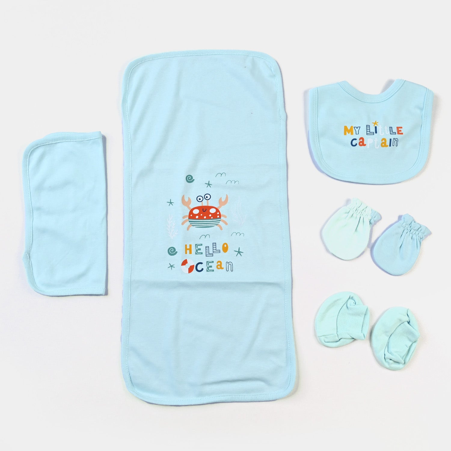 Infant Boys Cotton Poplin Marine Life-mIX Set - 9 Piece