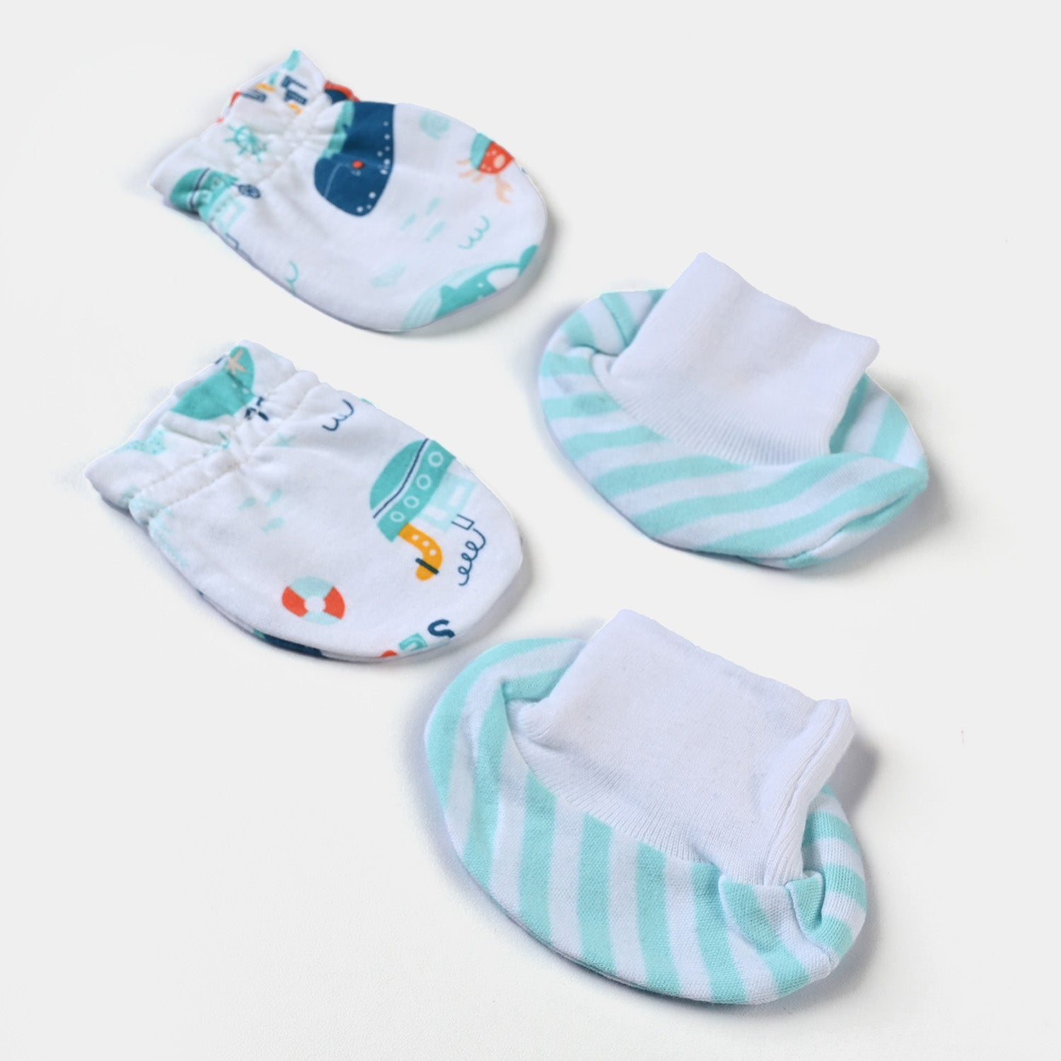 Infant Boys Marine Life Cotton Poplin 10 Piece Set